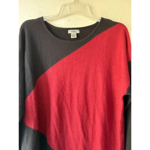 Premise CASHMERE Red Black size 2X - Picture 3 of 7